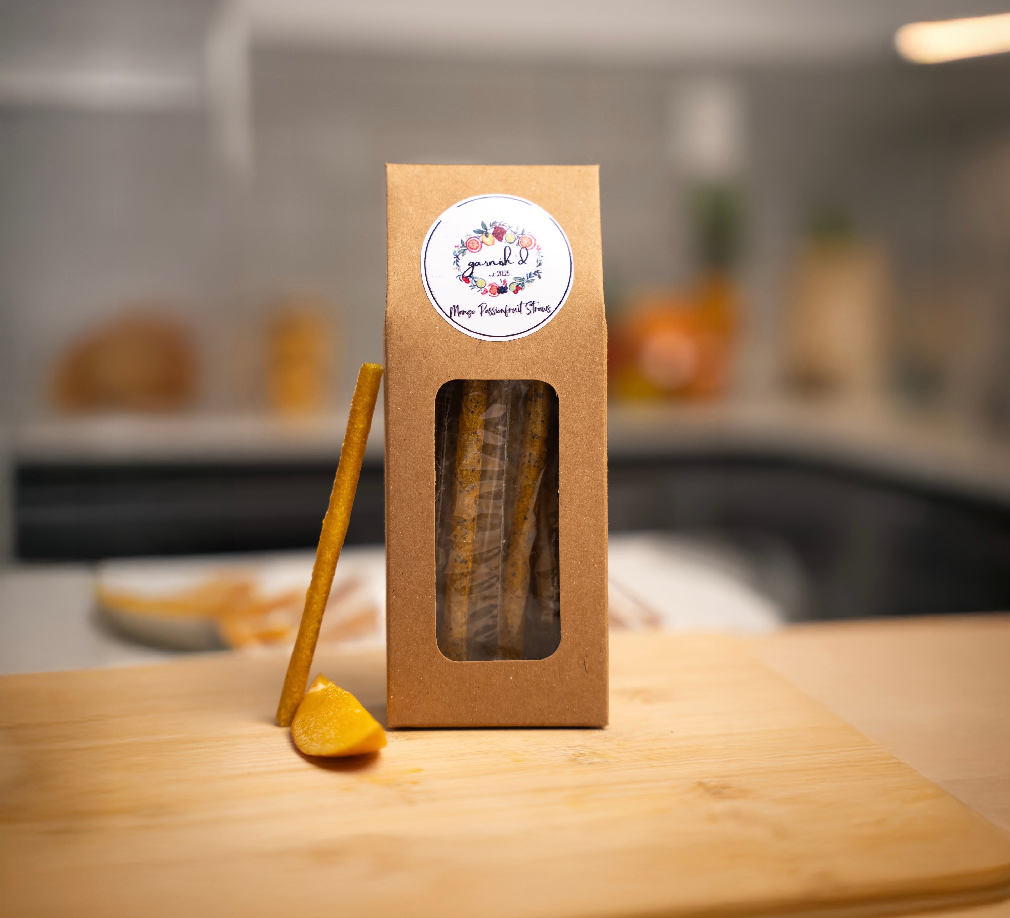 Mango Fruit Leather Straws